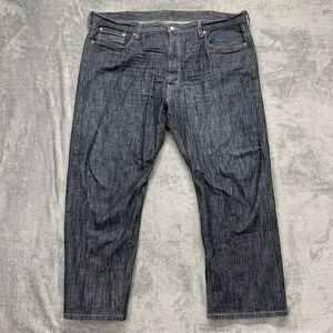 Levis 569 Jeans Mens 42x30 Dark Blue 5 Pocket Denim Loose Straight Y2K Baggy